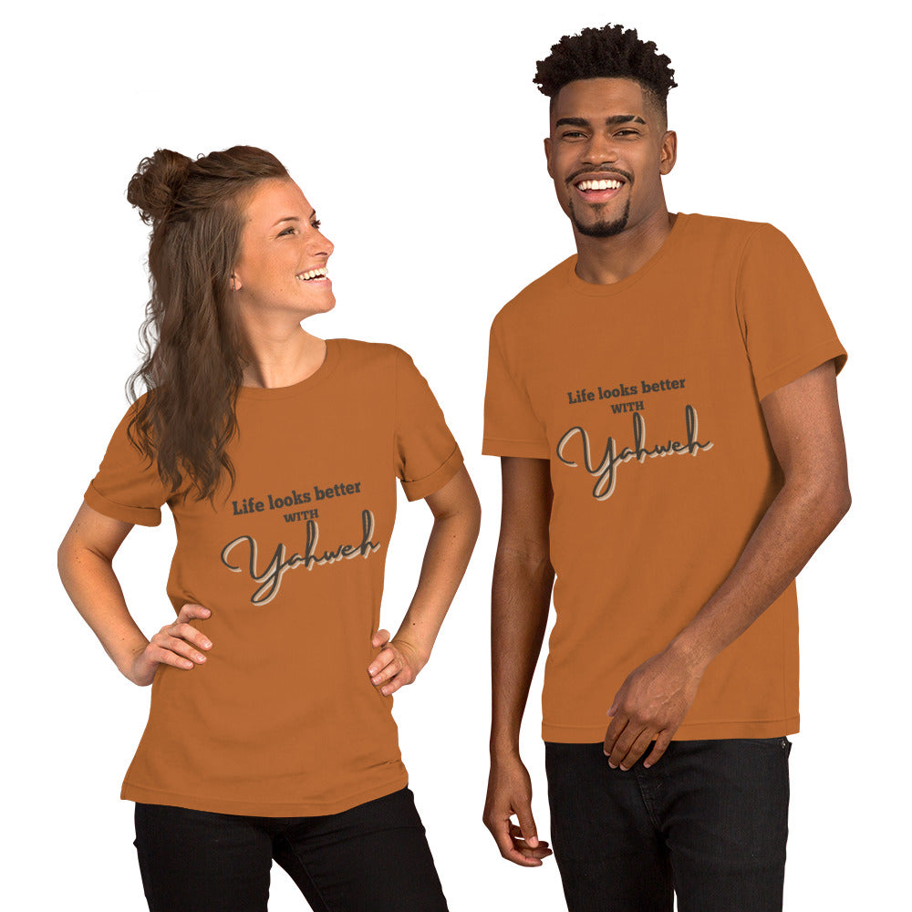 Israelite Unisex t-shirt Yahweh- Life Looks Better